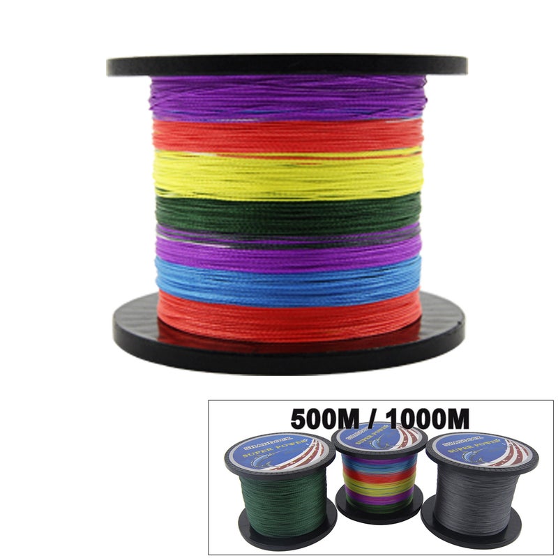 Shaddock Fishing Super Strong Braided Fishing Line - 4 Strands Multifilament Pe Fishing Line - Abrasion Resistant Braided Lines â€“ Incredible Super Power line 10LB-133LB, 110 Yards-1100 Yards - Image 4